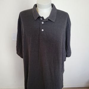 KINGsize Grey Gray Polo Size 5XL